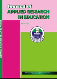 Cover of JARE Journal of applied Research in Education