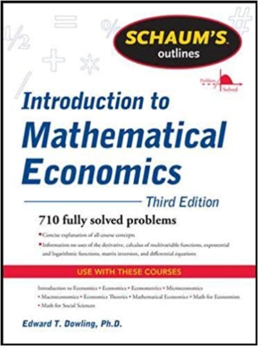 Cover of Introduction to Mathematical Economics