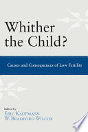 Cover of Whither the child? (1)