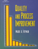 Cover of Quality and process improvement