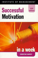 Cover of Successful motivation in a week.
